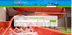 Screenshot Kinderhotel Startseite
