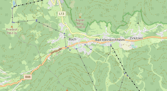 Kinderhotel auf Karte