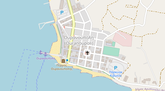 Kinderhotel auf Satellitenbild