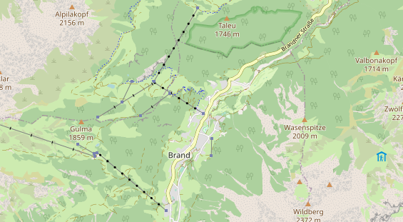 Kinderhotel auf Karte