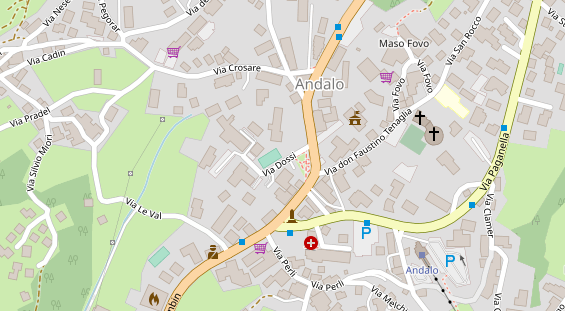 Kinderhotel auf Satellitenbild