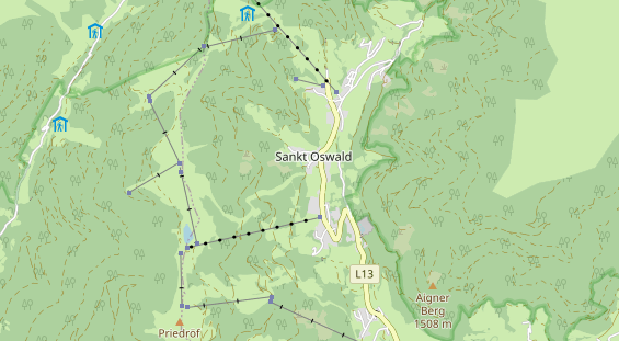 Kinderhotel auf Karte