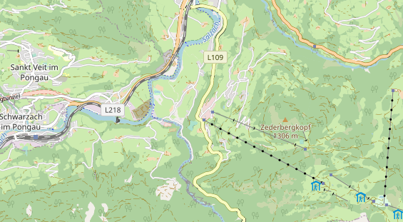 Kinderhotel auf Karte