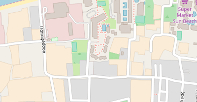 Kinderhotel auf Satellitenbild