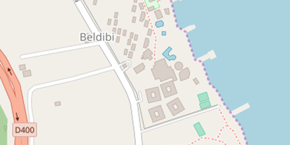 Kinderhotel auf Satellitenbild