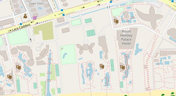 Kinderhotel auf Satellitenbild