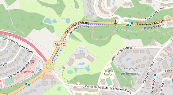 Kinderhotel auf Satellitenbild