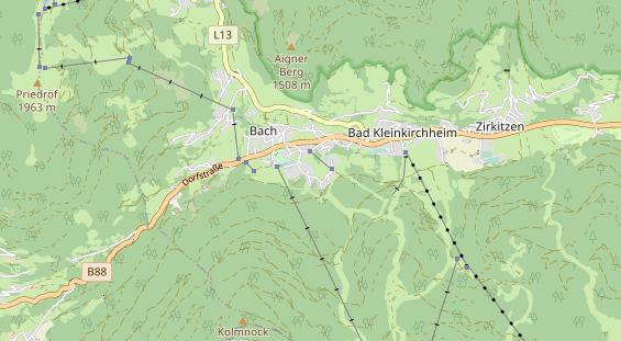 Kinderhotel auf Karte