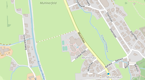 Kinderhotel auf Satellitenbild