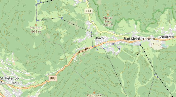 Kinderhotel auf Karte