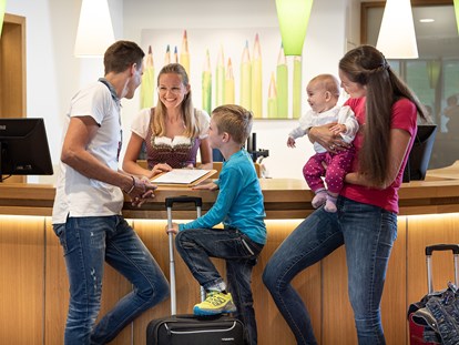 Familienhotel - ausschließlich Familien im Hotel - Bad Gastein - Check-In - Die Seitenalm