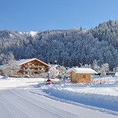 Kinderhotel - Das Schnee - Abenteuerland direkt vor dem Haus - Familotel Landgut Furtherwirt