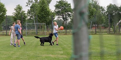 Familienhotel - Hunde: auf Anfrage - Action auf dem Fussballplatz - Familotel Landhuus Laurenz
