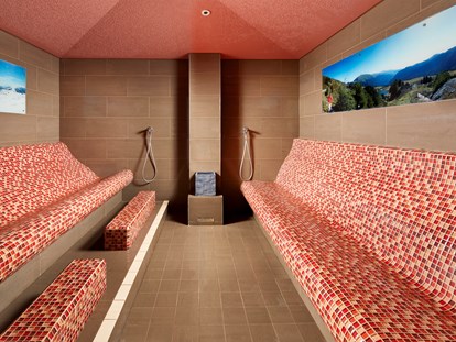 Familienhotel - Sauna - Höhe - Dampfbad im Saunapark - Hotel DIE POST