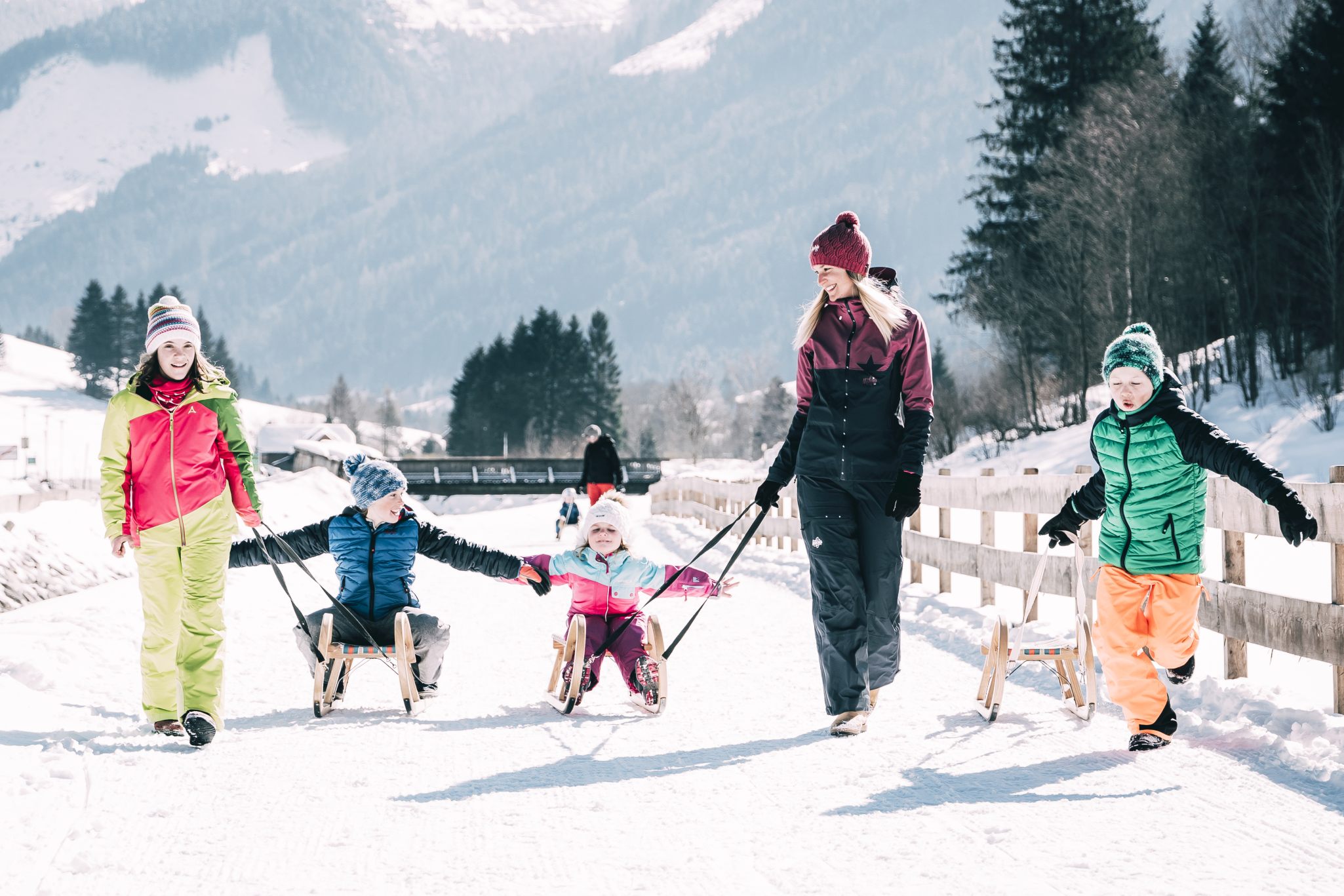 Kinderhotel - Rodelspaß für die ganze Familie - Das Original Kinderhotel Stegerhof in der Steiermark