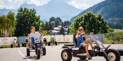Familienhotel - Kinderbetreuung - Oberösterreich - Spielplatz - Dilly - Das Nationalpark Resort