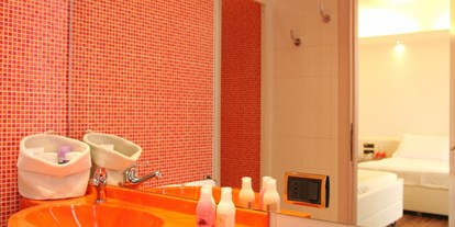 Familienhotel - Preisniveau: exklusiv - Italien - Badezimmer - Das Hotel des Bären Bo