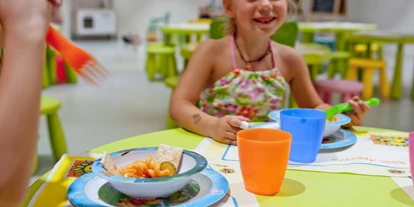 Familienhotel - Umgebungsschwerpunkt: Meer - Pesaro - Kinder essen - Das Hotel des Bären Bo