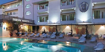 Familienhotel - Pools: Außenpool beheizt - Cesenatico, Italien - http://www.europamonetti.com - Europa Monetti LifeStyle & Family Hotel