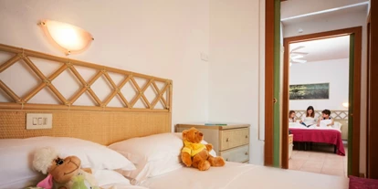 Familienhotel - Ausritte mit Pferden - Italien - Familienzimmer Ginestra: Meerblick und 2 Räume  - Hotel Doge