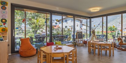 Familienhotel - Südtirol - Unser Kinderspielhaus im Garten. - Hotel Paradies Family & Spa