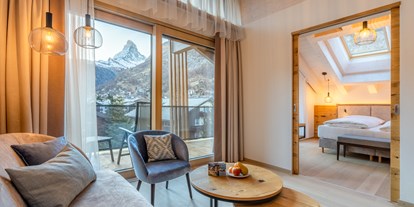 Familienhotel - Babysitterservice - Zermatt - Verschiedene Appartements mit tollem Ausblick.  - Resort La Ginabelle