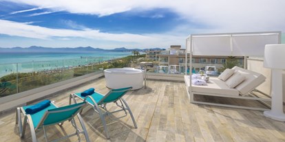 Familienhotel - Umgebungsschwerpunkt: Strand - Appartement mit Meerblick - FAMILY HOTEL Playa Garden