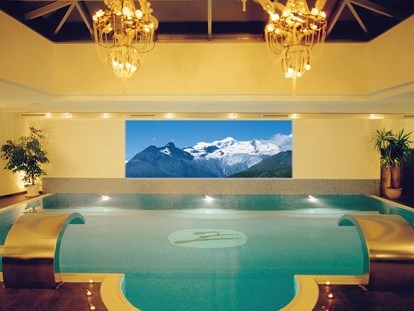 Familienhotel - Pools: Innenpool - Zermatt - Wellness & Spa Pirmin Zurbriggen