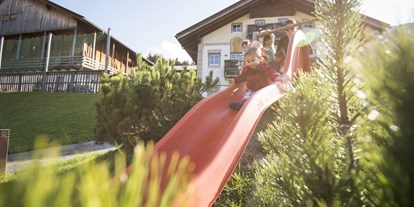 Familienhotel - Verpflegung: alkoholfreie Getränke ganztags inklusive - Spielplatz - Garberhof Dolomit Family
