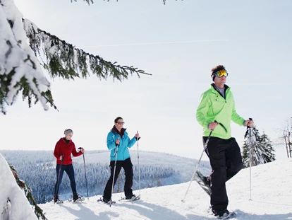Familienhotel - Skikurs direkt beim Hotel - Deutschland - Schneeschuhwandern - AHORN Hotel Am Fichtelberg