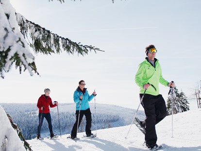 Familienhotel - Skikurs direkt beim Hotel - Schöneck/Vogtland - Schneeschuhwandern - AHORN Hotel Am Fichtelberg
