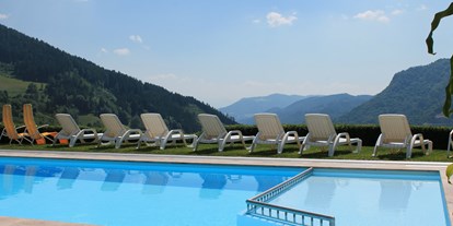 Familienhotel - Pools: Außenpool beheizt - Unterdellach - Panoramadorf Saualpe