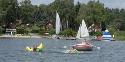 Familienhotel - Wassersport auf dem Plauer See: Segeln, Kanu, Motorboot, Angeln, Surfen, Wasserski, Jetski, schwimmen, Tauchen,  - Ferienpark Heidenholz