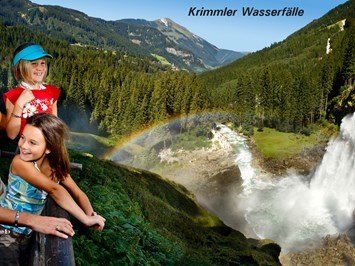 Das Familien-Clubhotel Wolkensteinbär Ausflugsziele Krimmler Wasserfälle