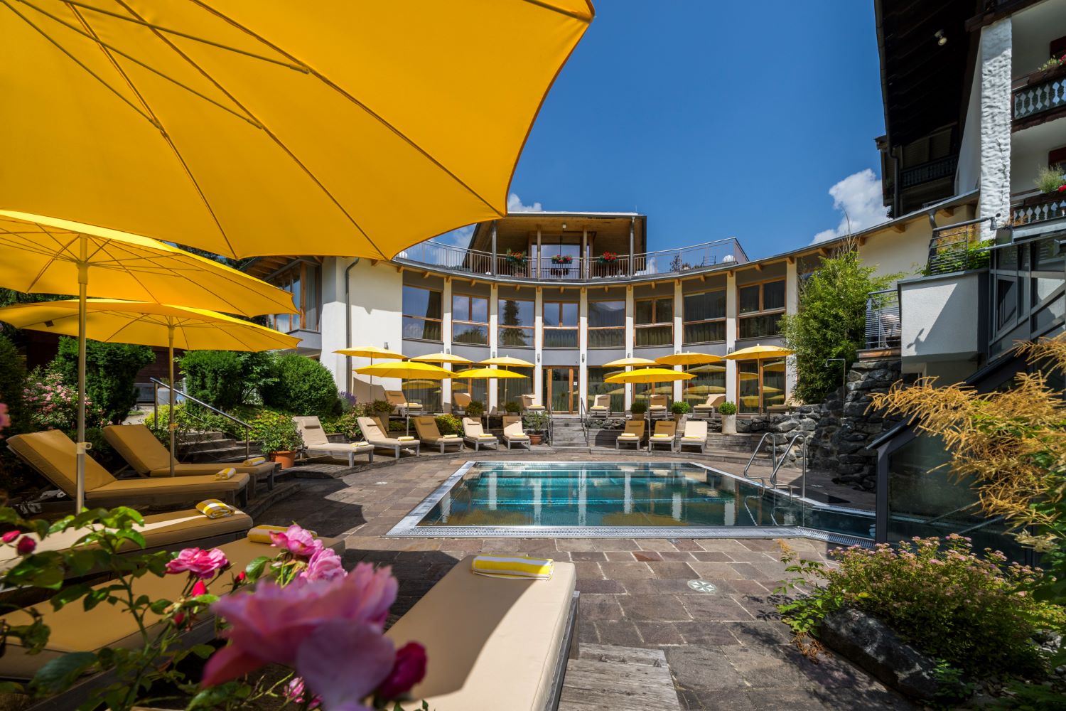 Kinderhotel: Silencium Spa mit Außenpool - Naturhotel Ortners Eschenhof 