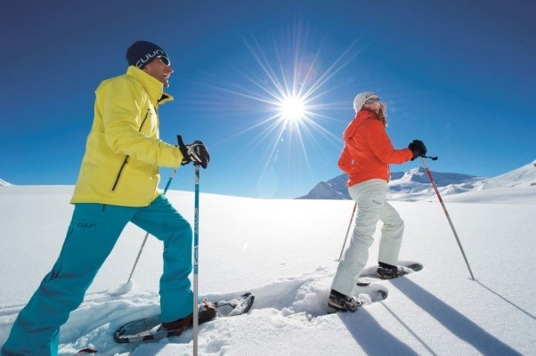 Die Seitenalm Ausflugsziele Schneeschuhwanderung mit Herta