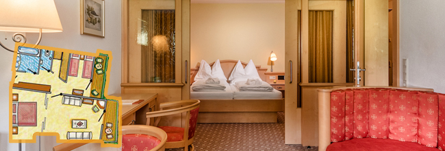 Die Seitenalm Zimmerkategorien 3-Raum-Appartement "Suite"