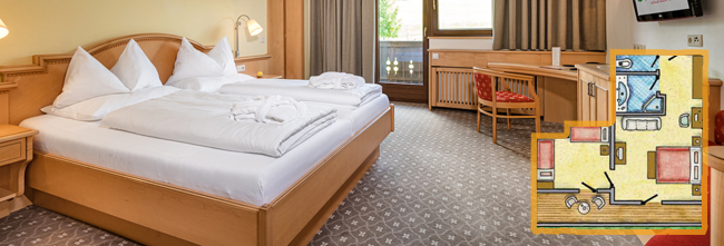 Die Seitenalm Zimmerkategorien 2-Raum-Appartement "Komfort"