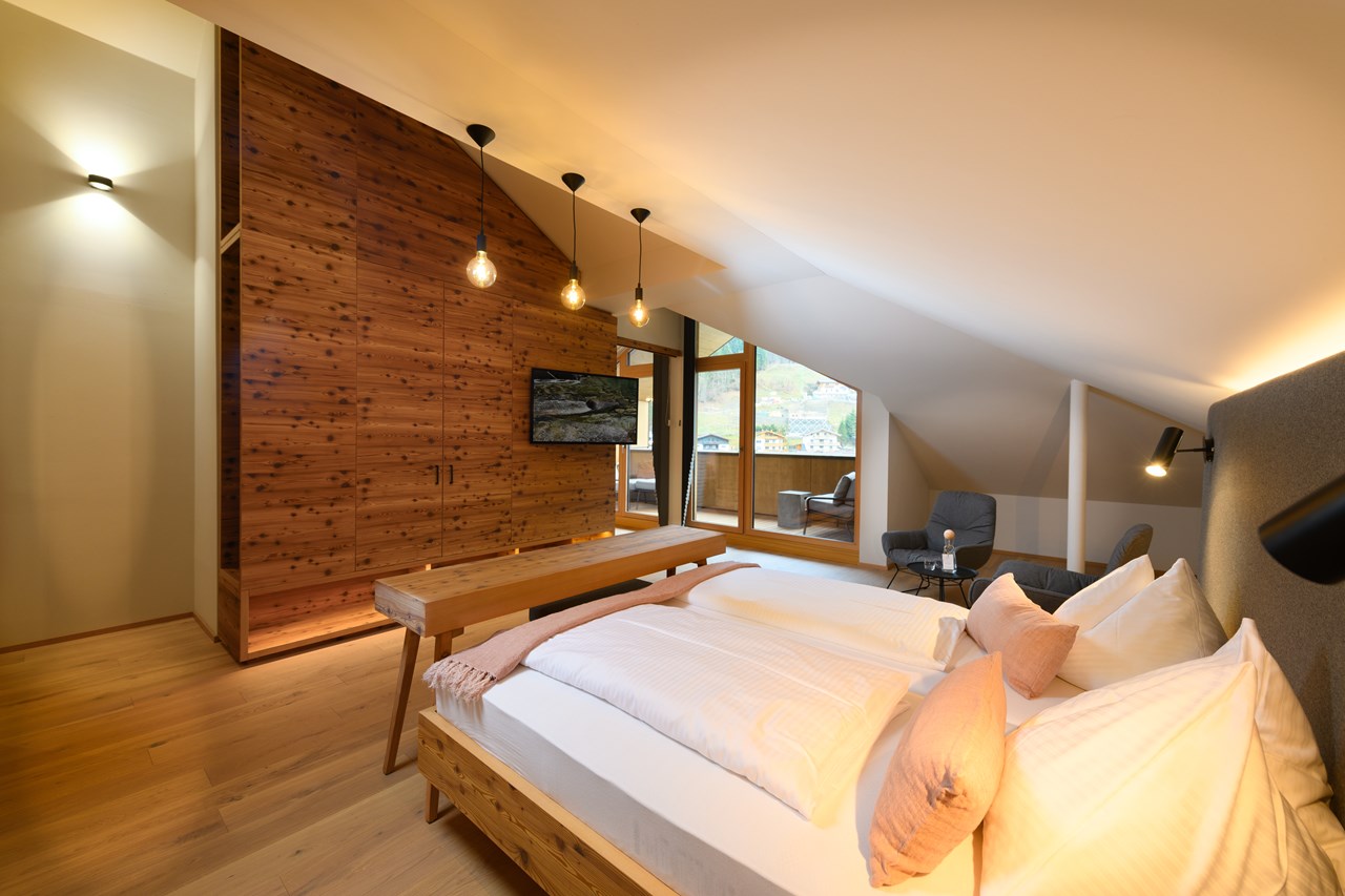 Hotel Bergzeit - Urlaub al dente Zimmerkategorien Loftsuite Echtzeit 