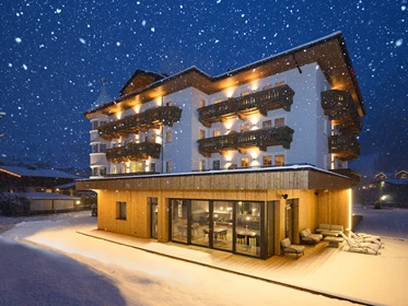 Kinderhotel: Hotel Bergzeit im Winter  - Hotel Bergzeit - Urlaub al dente