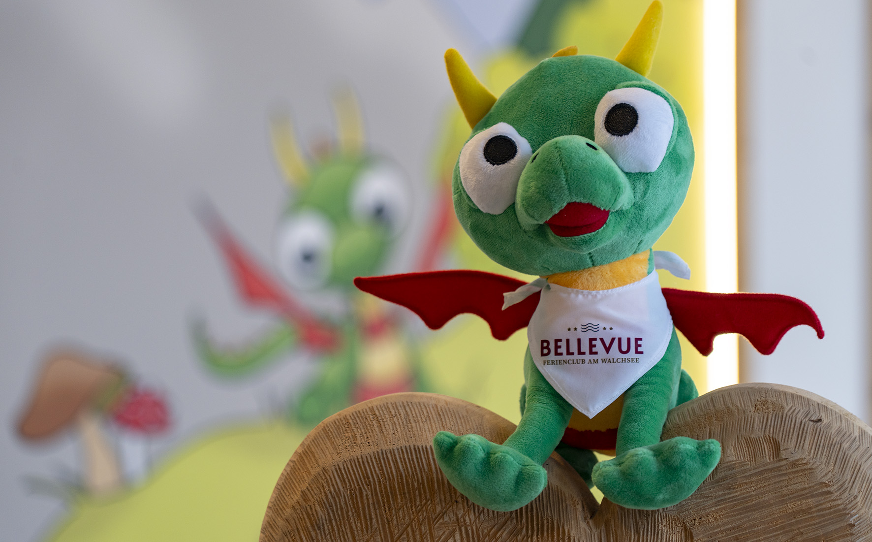 Kinderhotel: Das ist Filo - das Hotel-Maskottchen - Ferienclub Bellevue am Walchsee