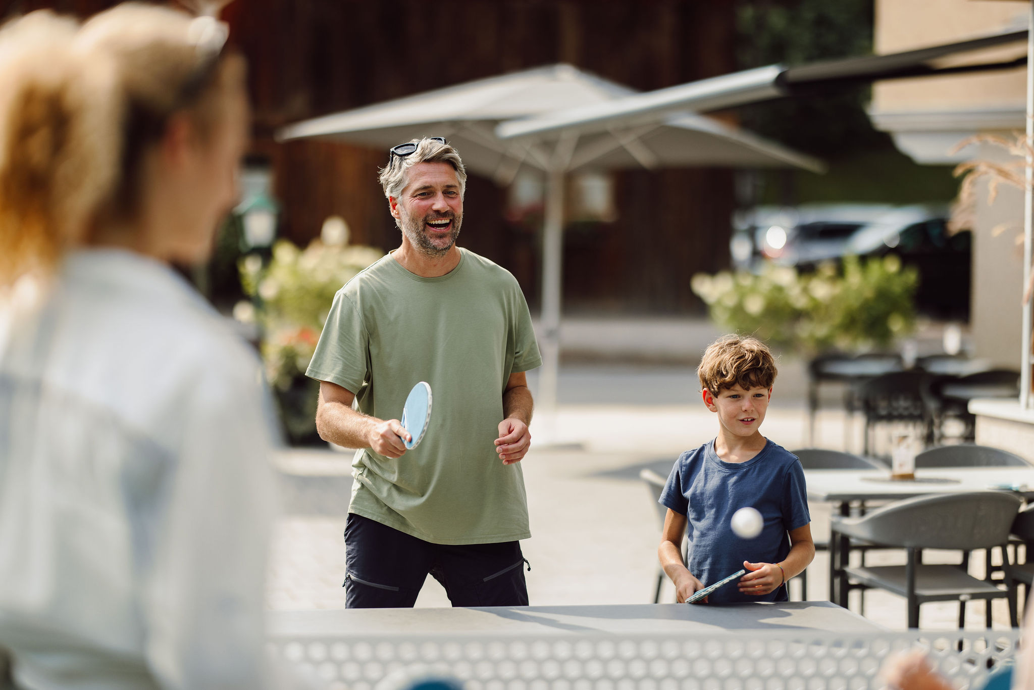 Kinderhotel: familie im garten - Resl Resort - Spielen | Entdecken