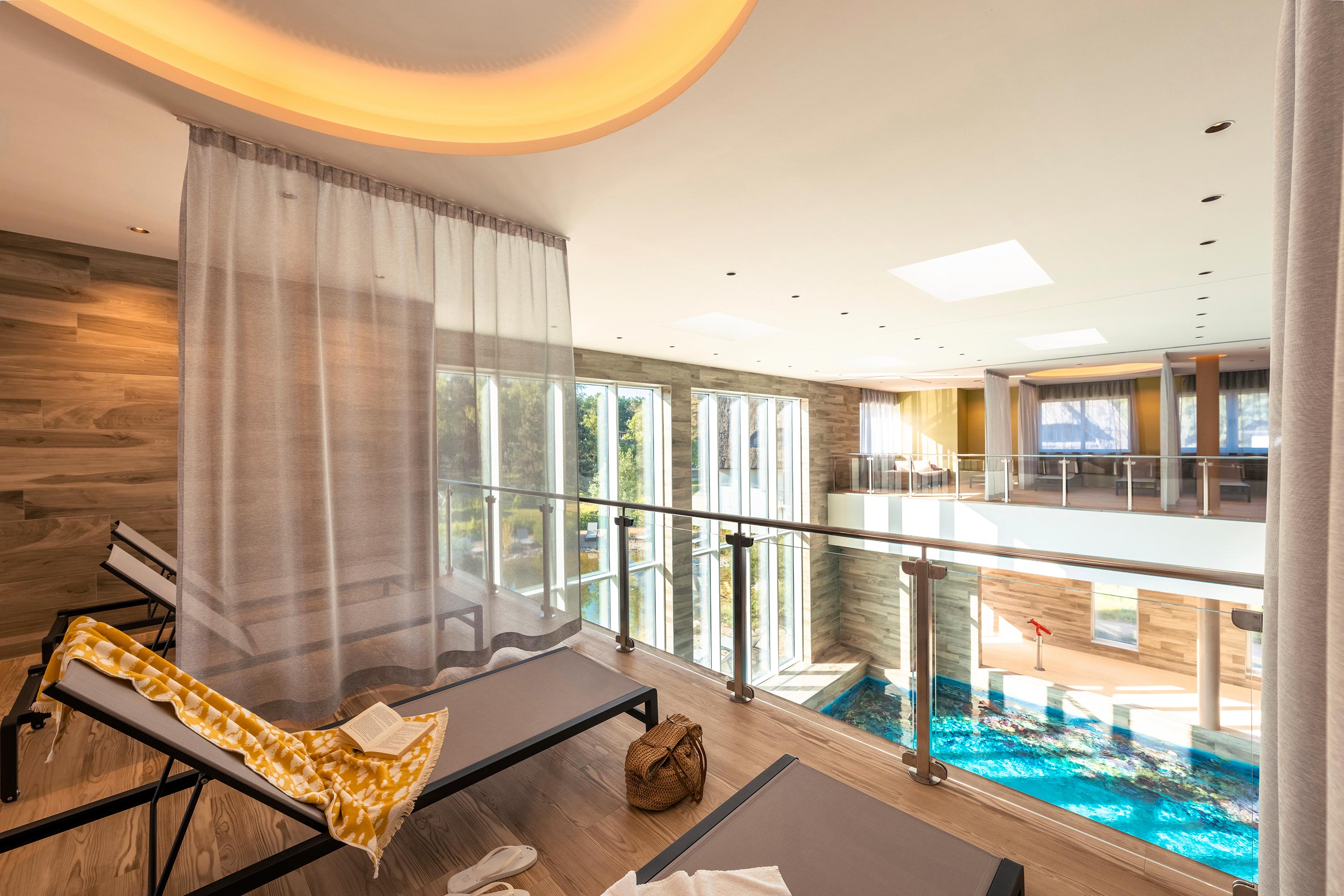 Kinderhotel: Spa & Wellness - Poolbereich - SEETELHOTEL Familienresort Usedom