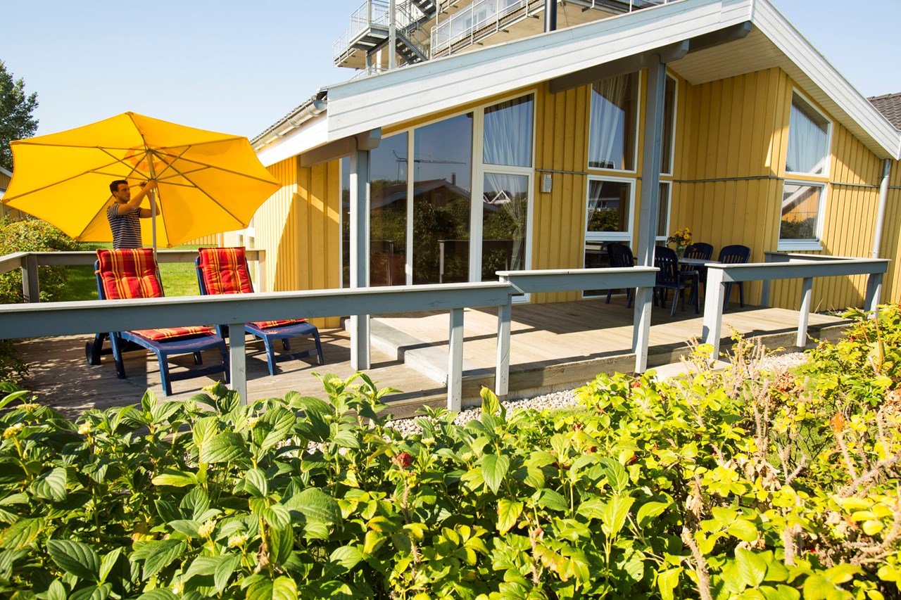 All Season Parks - Urlaub & Wassersport in der  Mecklenburgischen Kleinseenplatte und an der Müritz Zimmerkategorien Ferienhaus Haubentaucher classic - bis 4 Personen