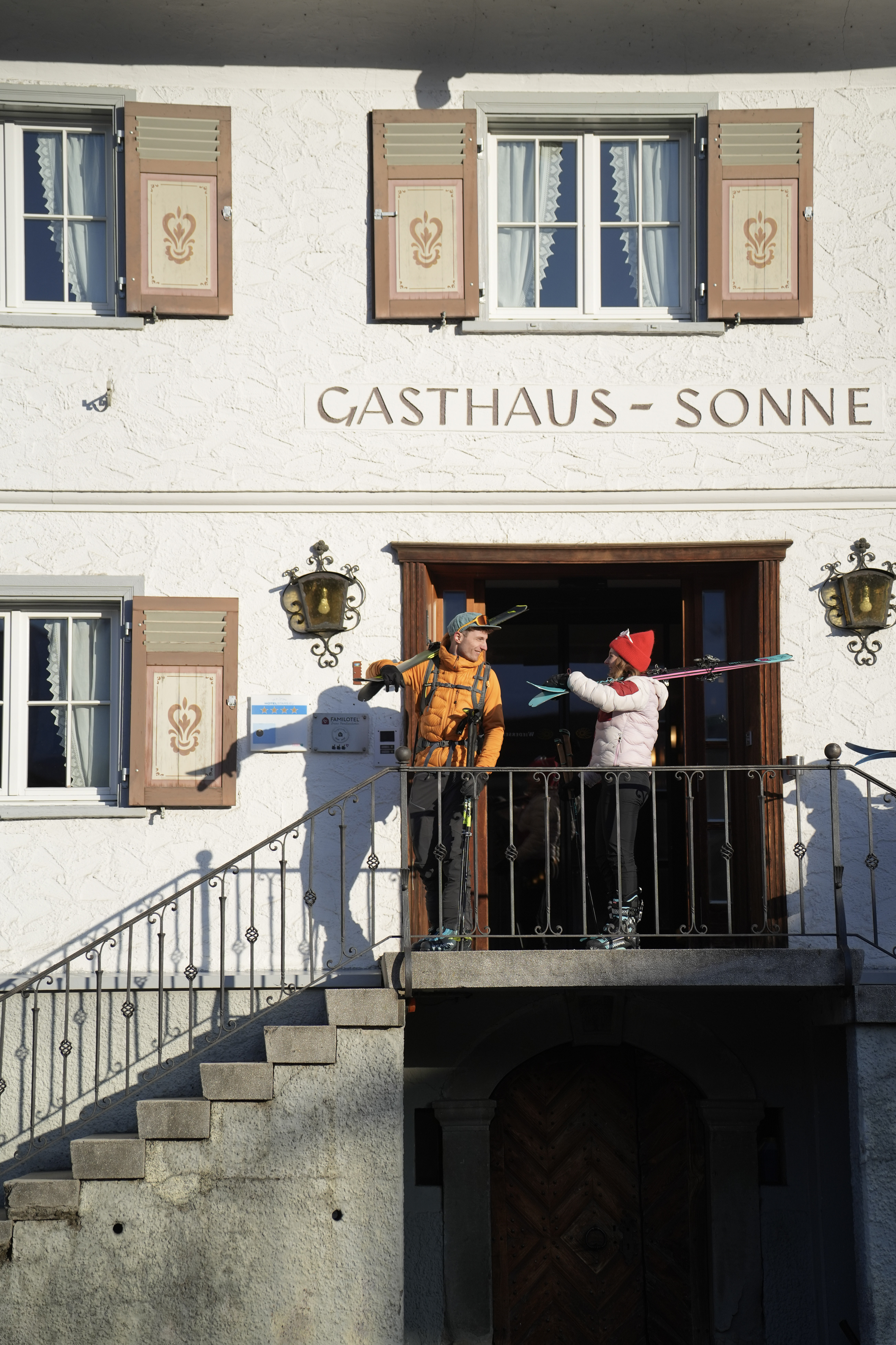 Kinderhotel: Ab zum Skifahren, mit dem Bus direkt vor der Haustür - Sonne Bezau Familotel Bregenzerwald - Hotel | Umgebung
