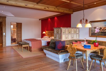 Kinderhotel: Doppelzimmer Deluxe im Interalpen - Interalpen-Hotel Tyrol