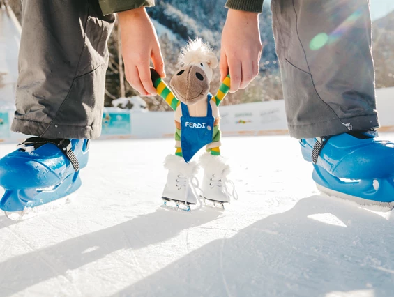 Kinderhotel: Eislaufen im eigenen Snowpark - Kinderhotel Sonnwies