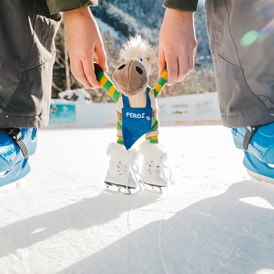 Kinderhotel: Eislaufen im eigenen Snowpark - Kinderhotel Sonnwies