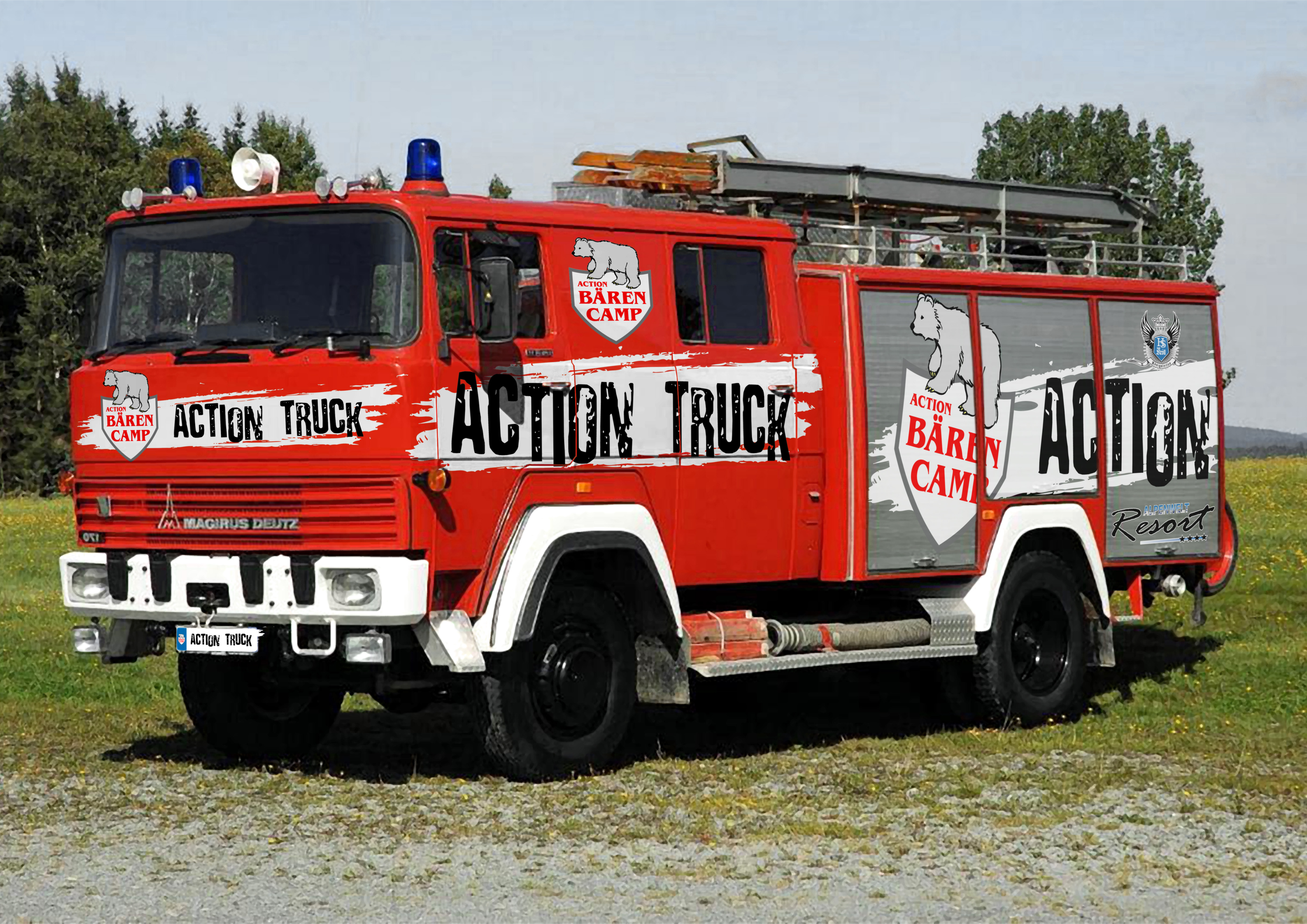 MY ALPENWELT Resort****SUPERIOR Ausflugsziele Feuerwehr Action Truck
