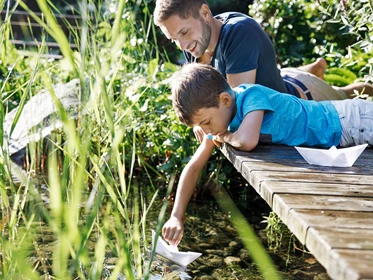 Kinderhotel: Natur Badeteich - Ferienhotel Trattnig